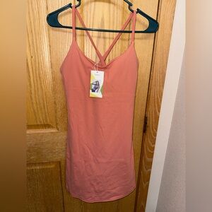 SOLD**Halara Make you blush Strappy Dress